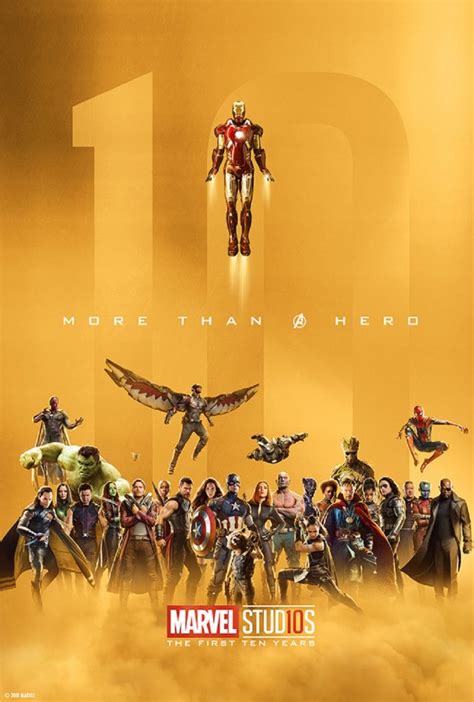 Marvel Studios Releases 10th Anniversary Mcu Posters The Kingdom Insider