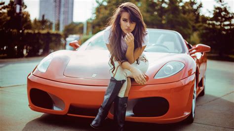 Car Girl Wallpapers 71 Images