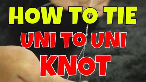 How To Tie A Double Uni Knot Braid To Fluorocarbon Seaguar Youtube