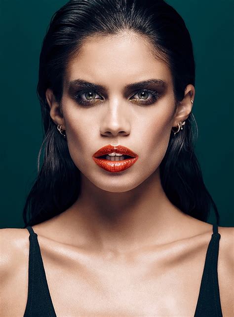 Sara Sampaio Flaunts Colorful Lips For Stella Beauty Shoot