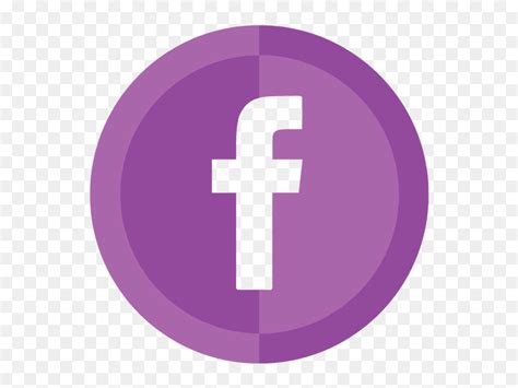 Fb Icon Social Media Facebook Icon Purple Hd Png Download Vhv