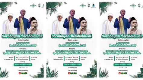 Live Streaming Sorobayan Bersholawat Habib Nizar Bin Abdul Qodir
