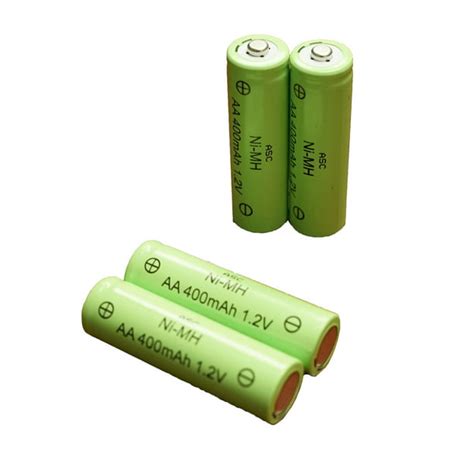 Asc Solar Light Aa Ni Mh 600mah Rechargable Batteries Pack Of 12