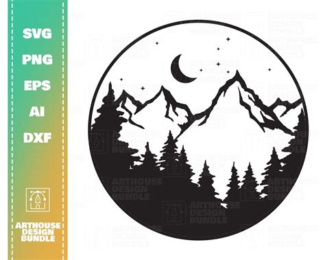 Free 283 Mountain Camping Svg Svg Png Eps Dxf File