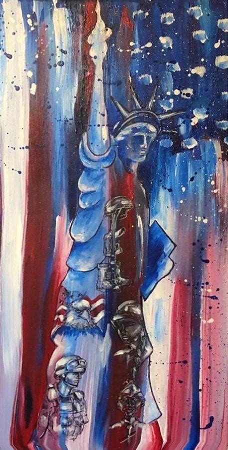 Statue Of Liberty Painting By Anna Hackler Fine Art America