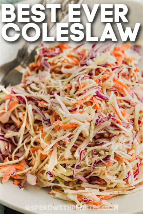 The Best Coleslaw Recipe Spend With Pennies Honey And Bumble Boutique
