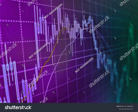 Financial Business Stock Market Graph Chart Stock Photo 2227860625