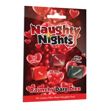 Naughty Nights Raunchy Dare Dice Game Saucy Adult Fun T Sex Aid