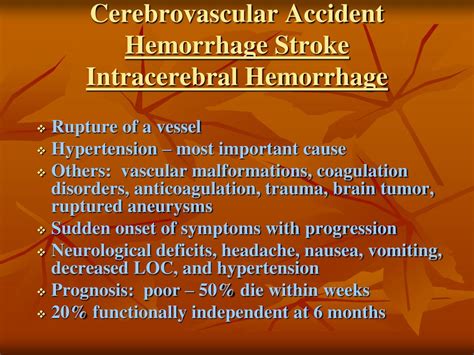 Ppt Cerebrovascular Accident Cva Powerpoint Presentation Free