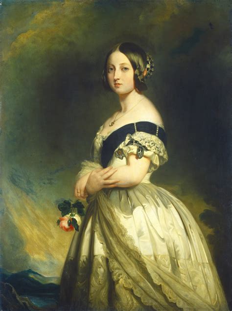 Franz Xaver Winterhalter The Young Queen Victoria 1843 96×128 Cm