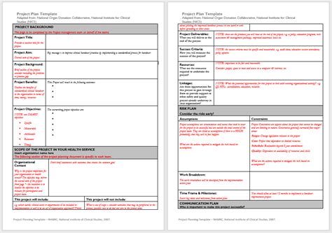But the planning has to be foolproof. Project Plan Templates - 18 Free Sample Templates ...