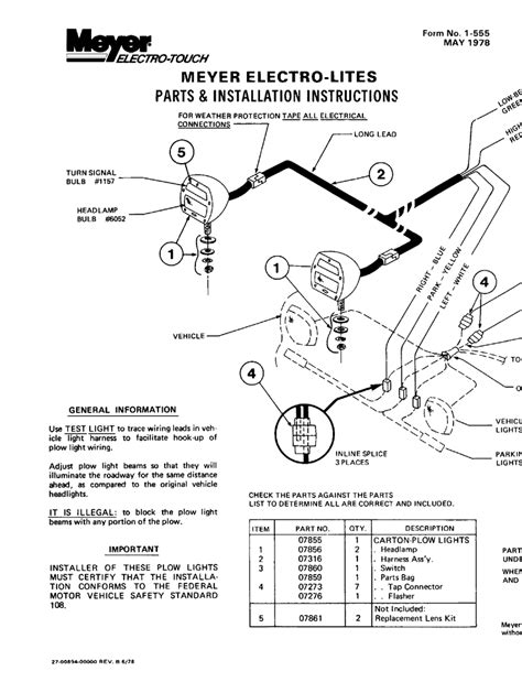 Meyer Headlight Switch Wiring Diagram Database Wiring Collection