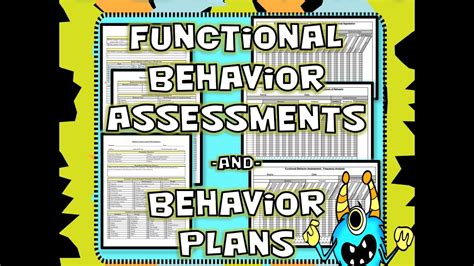 Functional Behavior Assessment Form Instructions Youtube