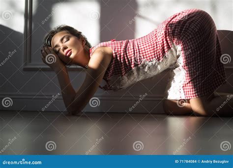 Girl Posing In A Room Stock Photo Image Of Beautiful