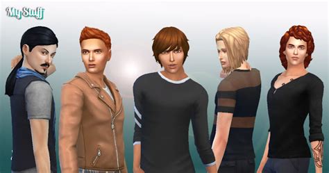 Male Hair Pack 4 At My Stuff Sims 4 Updates