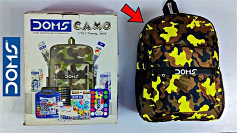 Ultimate Collection Of Doms Camo Kit Doms Stationery Unboxing Doms