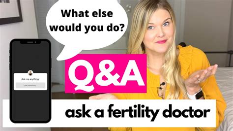 Fertility Doctor Q A Ask A Fertility Doctor Anything YouTube