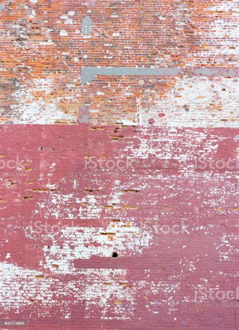 Rustic And Damaged Brick Wall Texture Stock Photo Download Image Now
