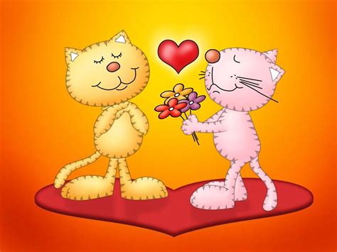 Valentines Day Cartoons Wallpapers Wallpaper Cave
