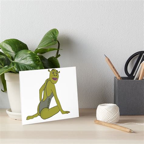 Sexy Shrek Art Board Print For Sale By Briannabrann Redbubble