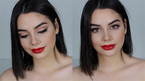 Classic Red Lip Winged Liner Youtube