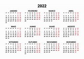 Imprimir Calendario 2022 Pdf