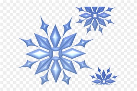 Snowflakes Clipart December Snowflake Clip Art Hd Png Download