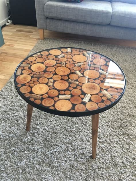 My Take On A Epoxy Resin Coffee Table First Table I Made Myself R