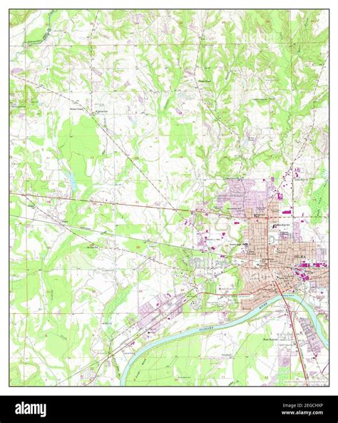 Selma Alabama Map 1958 124000 United States Of America By Timeless
