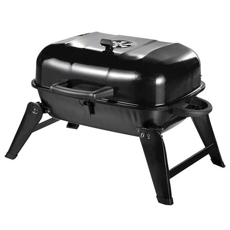 Outsunny 235 Portable Folding Outdoor Tabletop Bbq Kettle Charcoal Grill And Reviews Wayfair