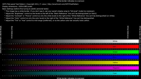 Hdtv Test Pattern