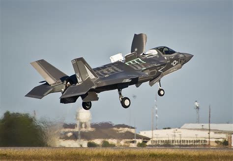 Lockheed Marine Joint Strike Fighter On Final Approach To Initial