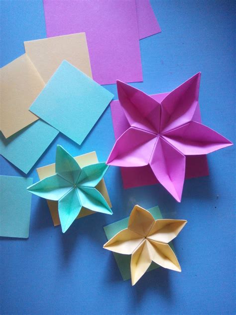 Cara Mudah Membuat Bunga Dari Kertas Origami Diy Pape
