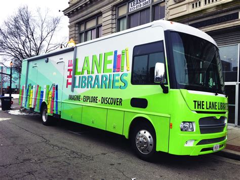 Rolling Up To Read The New Lane Library Bookmobile The Hamiltonian