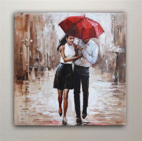Couple In Love Painting Romantic Original Art Oil On Canvas Etsy