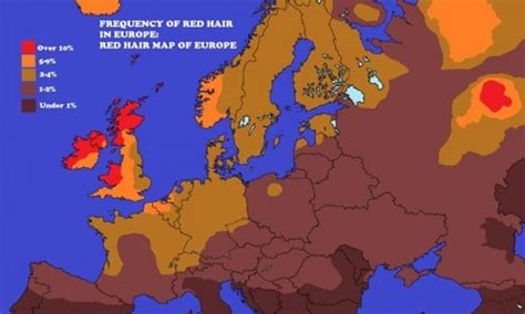 Mapping Redheads Which Country Has The Most Politics The Guardian