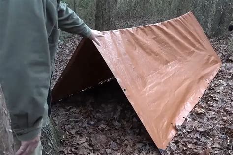 8 Easy Tarp Shelters For Survival Urban Survival Site