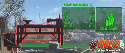 Fallout 4 Armor Workbench The Video Games Wiki
