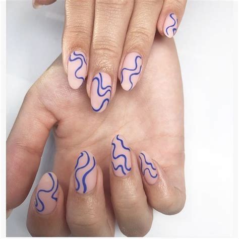 Squiggly Nail Art Nail Art Ideas