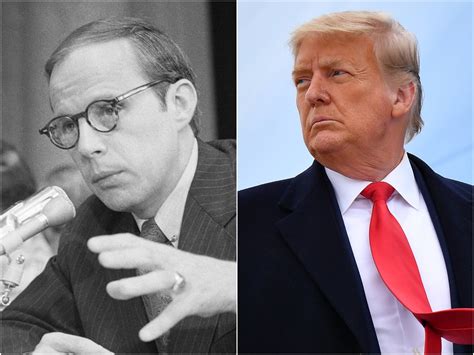 nixon s white house counsel who played a key role in the watergate scandal says trump could