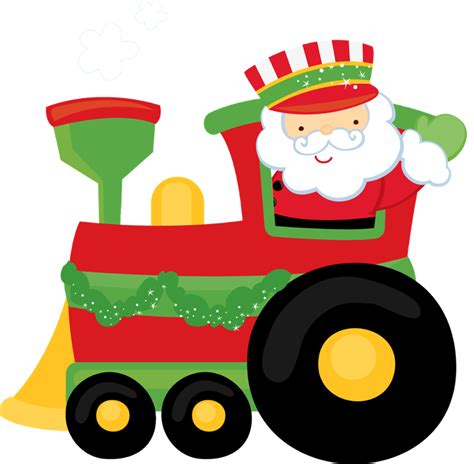 Say Hello Santa Train Clip Art Png Download Full Size Clipart