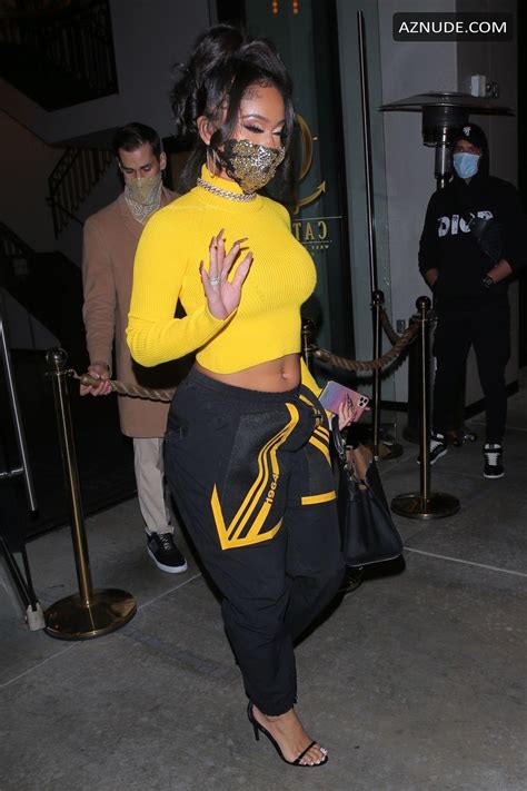 Saweetie Sexy Exits Catch La After Dinner With A Friend In West