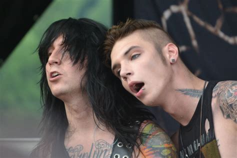 Andy Biersack And Jake Pitts At Warped Tour 2013 Fallen Angel The Fallen