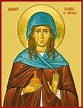 Greek orthodox byzantine icon of Saint Mary of Bethany ...