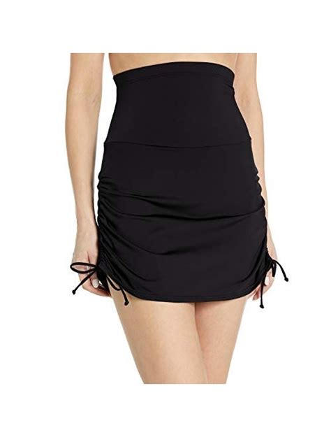 Buy Anne Cole Womens Super High Waist Shape Control Skirt Bikini