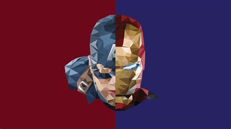 1600x900 Iron Man Captain America Abstract Wallpaper1600x900