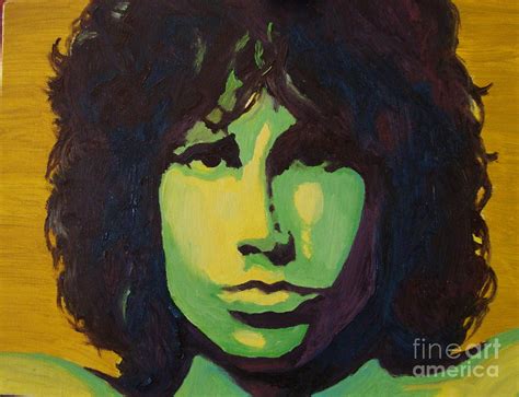 Jim Morrison Painting By Kathy Dowdell Pixels
