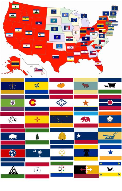 3050 Us Flags Redesigned To Be 121 Rvexillology