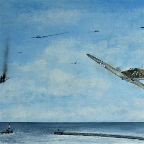 Seaham Artist Produces Series Of ‘the Battle Of Britain Paintings