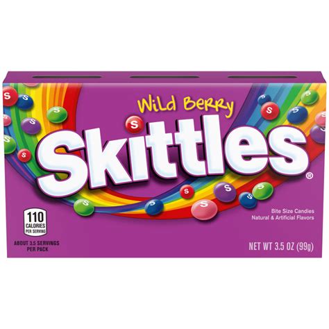 Skittles Wild Berry Candy Theater Box 35 Oz Skittles